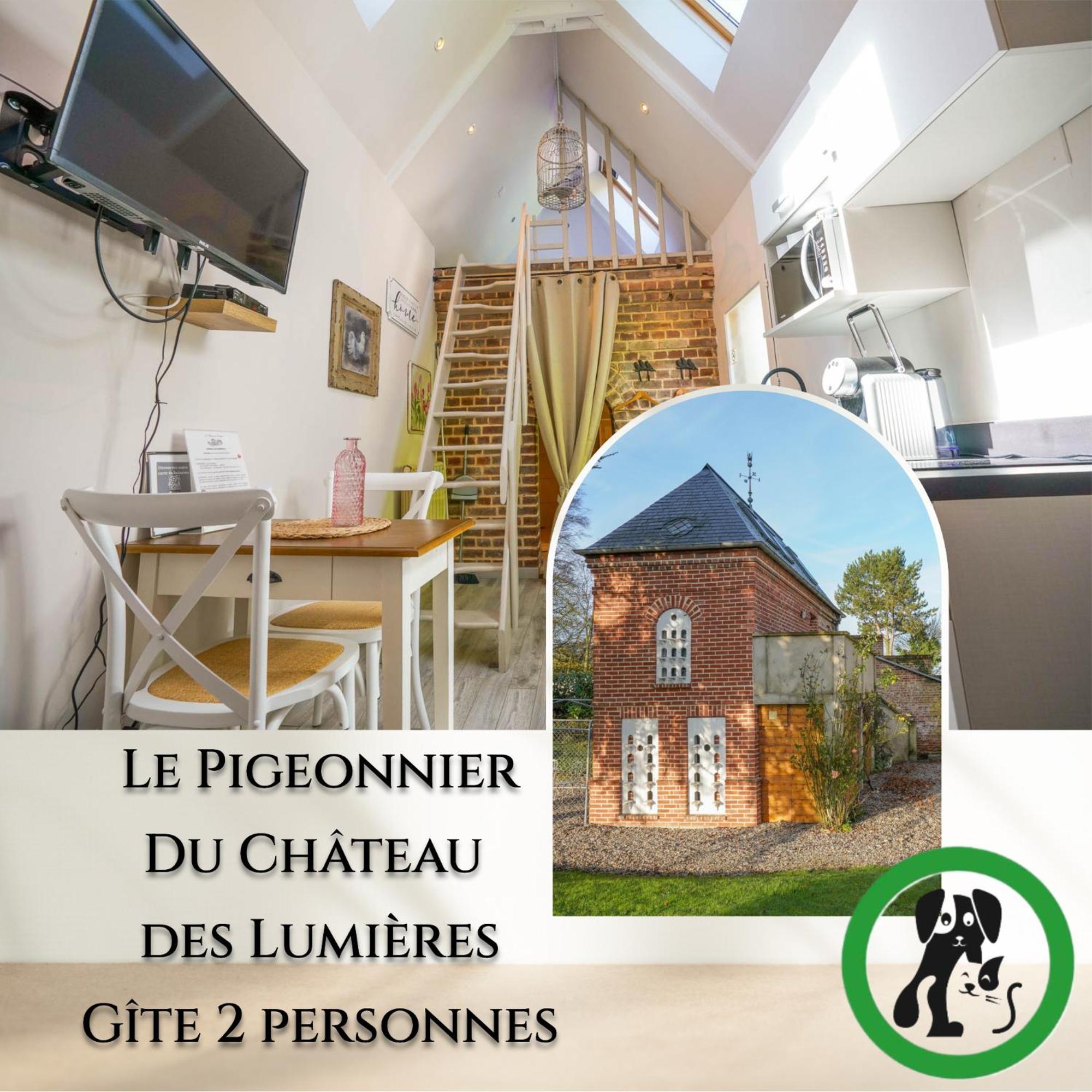 Chateau Des Lumieres Gite Et Gite Insolite Saint-Blimont Exterior foto